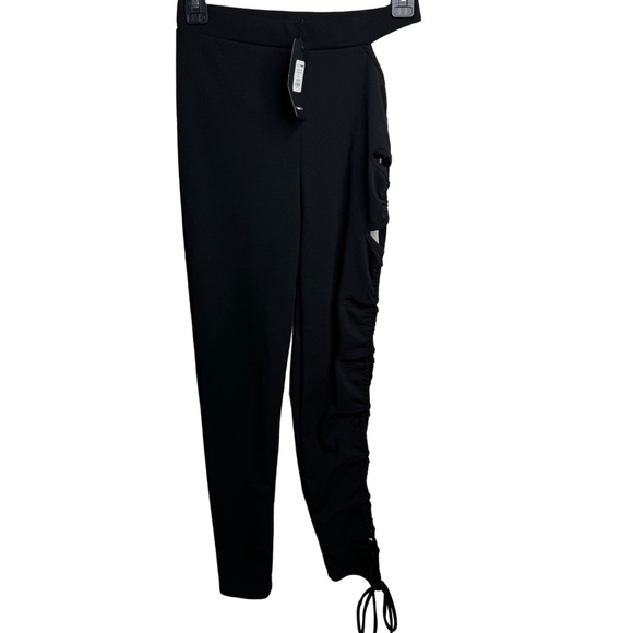 Fashion Nova Black Eyes On Me Cutout Pant - Picture 2 of 2